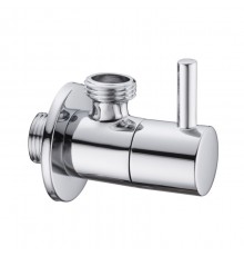 Вентиль запорный угловой Splendy хром 1/2" настенный, AA206NAPCR