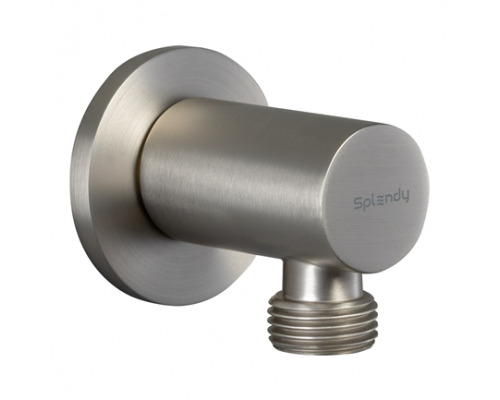 Шланговое подсоединение Splendy круглый отражатель, оружейный металл брашированный, AA215NRLAB