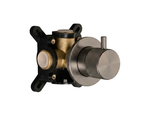 Вентиль Splendy Passion переключающий, оружейный металл брашированный, PA206UD2AB