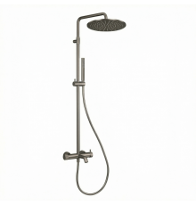 Душевая стойка Splendy Relax P, оружейный металл брашированный, RP208ZKR30C1AB