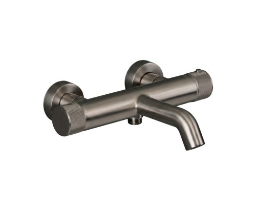 Смеситель для ванны Splendy Passion, термостатический, оружейный металл брашированный, PA203N2T220AB