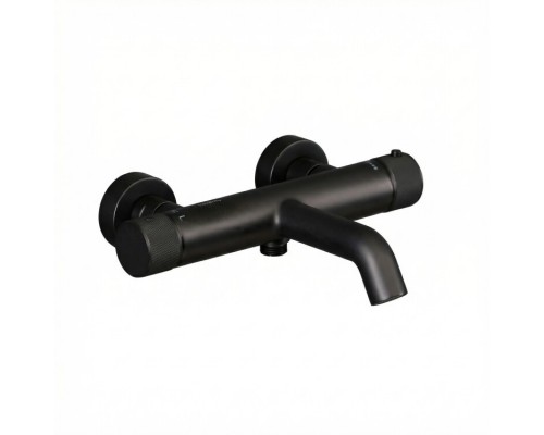 Смеситель для ванны Splendy Passion, черный матовый, термостатический, PA203N2T220BM