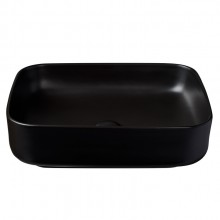 Раковина Splendy Bliss, черный матовый, накладная 505x390x140 мм, BL10550T0NBM