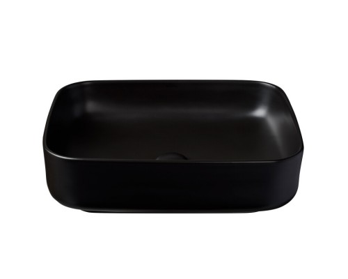 Раковина Splendy Bliss, черный матовый, накладная 505x390x140 мм, BL10550T0NBM