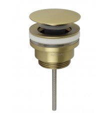 Донный клапан Splendy универсальный, незапираемый, золото матовое, AA3071URMGM