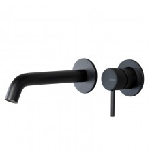 Смеситель для раковины Splendy Passion, черный матовый настенный, PA201205UK2BM