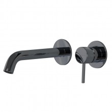 Смеситель для раковины Splendy Passion, настенный, хром черный, PA201205UK2BC