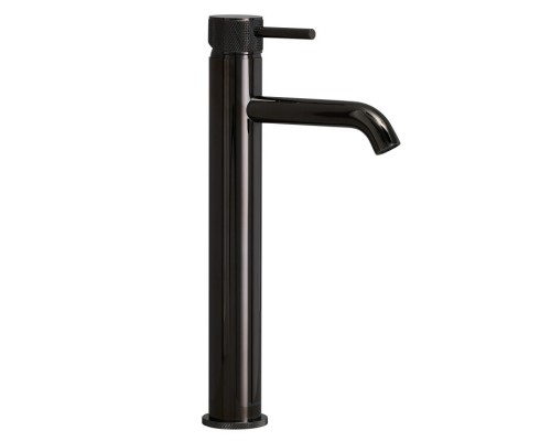 Смеситель для раковины Splendy Passion высокий, хром черный, PA201305GK1BC