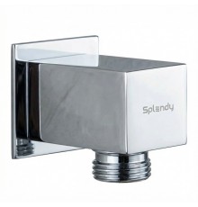 Шланговое подсоединение Splendy, квадратный отражатель, хром, AA215NSLCR