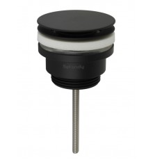 Донный клапан Splendy универсальный Click Clack, черный матовый, AA3071ORMBM