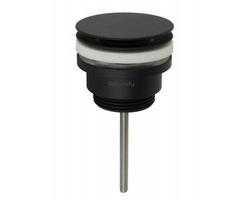 Донный клапан Splendy универсальный Click Clack, черный матовый, AA3071ORMBM