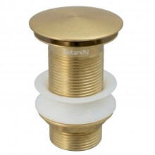Донный клапан Splendy, нажимной Click Clack, золото матовое, AA3071NORMGM