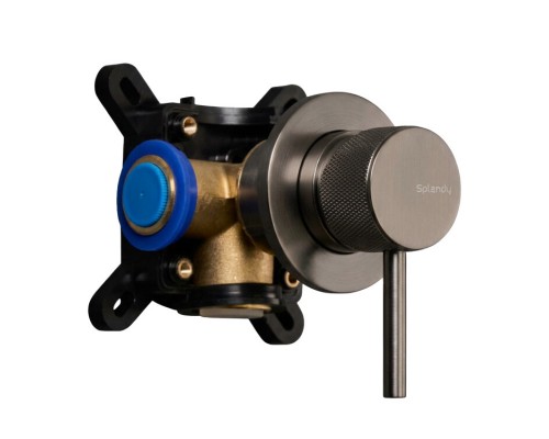 Смеситель для душа Splendy Passion, однорычажный, оружейный металл брашированный, PA204U1K1AB