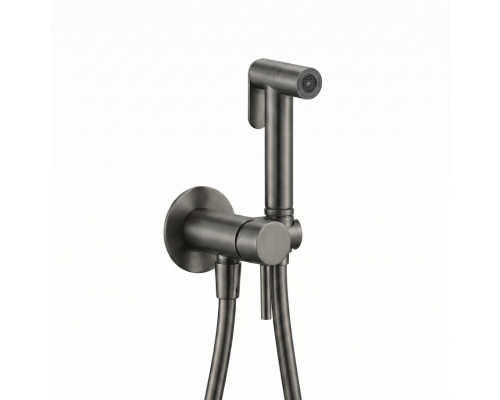 Гигиенический душ Splendy Joy F, 4 режима, оружейный металл брашированный, JF219YU1KLAB