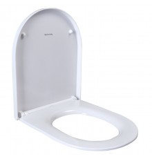 Сиденье для унитаза Splendy Classic белое с крышкой и плавным опусканием, CL10345YW