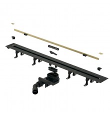 Дренажный канал Splendy Vario Drain, ширина 110 мм, золото матовое, VD30512KYGM