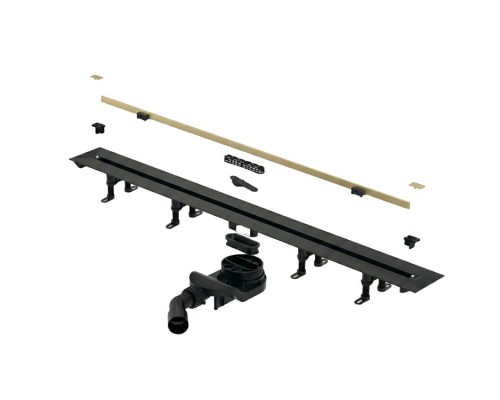 Дренажный канал Splendy Vario Drain, ширина 110 мм, золото матовое, VD30512KYGM