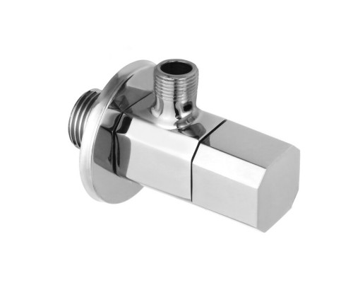 Вентиль запорный угловой Splendy, 3/8", хром, AA206NA8FCR