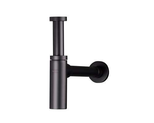 Сифон Splendy Elegance бутылочный для раковин, черный матовый, EL30817MBM