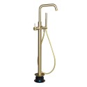 Смеситель для ванны Splendy Passion напольный золото матовое, PA203H1K229GM
