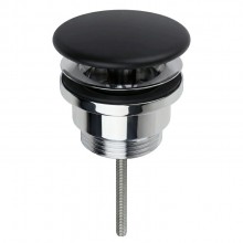 Донный клапан Splendy универсальный черный матовый 1 1/4", AA3071URKBM