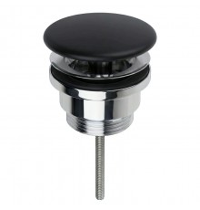 Донный клапан Splendy универсальный черный матовый 1 1/4", AA3071URKBM