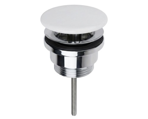 Донный клапан Splendy универсальный 1 1/4" белый матовый, AA3071URKWM