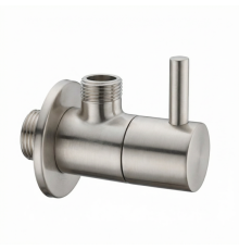 Вентиль запорный угловой Splendy, 3/8", никель брашированный, AA206NA8PNB
