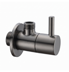 Вентиль запорный угловой Splendy, 3/8", оружейный металл брашированный, AA206NA8PAB