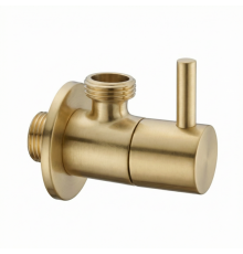 Вентиль запорный угловой Splendy 1/2" золото матовое, AA206NAPGM