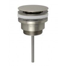 Донный клапан Splendy универсальный Click Clack никель брашированный 1 1/4", AA3071ORMNB