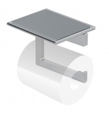 Бумагодержатель Splendy Inspiration R с полочкой, хром, IR4063SVCR