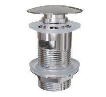 Донный клапан для раковины с переливом Knotlor BM9011C, хром