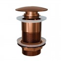 Донный клапан для раковины без перелива Knotlor BM9010RB, бронза
