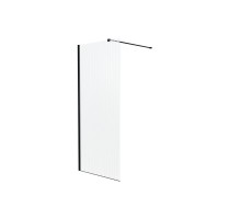 Душевая перегородка Knotlor WI090CG1BL 90х200, черный