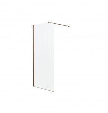 Душевая перегородка Knotlor WI090CG1RB 90х200, бронза