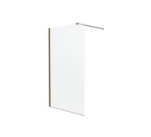 Душевая перегородка Knotlor WI120CG1RB 120х200, бронза