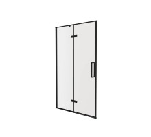 Душевая дверь в нишу Knotlor HDIP120CG0BL 120х200, черный