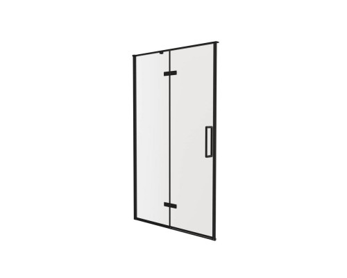 Душевая дверь в нишу Knotlor HDIP120CG0BL 120х200, черный