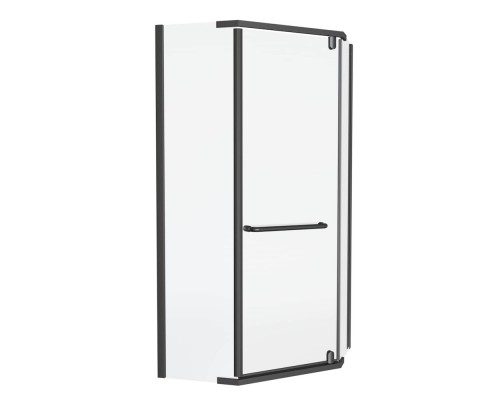 Душевой уголок Knotlor FCD090CG0GM 5-тиугольный 90х90х200, оружейная сталь