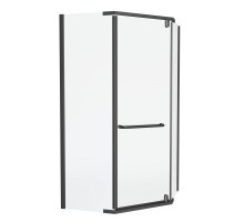 Душевой уголок Knotlor FCD100CG0GM 5-тиугольный 100х100х200, оружейная сталь