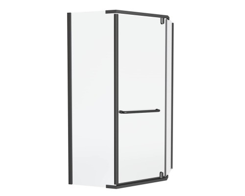Душевой уголок Knotlor FCD100CG0GM 5-тиугольный 100х100х200, оружейная сталь