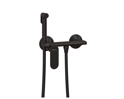 Гигиенический душ со смесителем Knotlor FHS01S0BL, черный