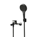 Смеситель для ванны Knotlor KN-82/GM, вороненая сталь
