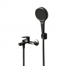 Смеситель для ванны Knotlor KN-82/GM, вороненая сталь