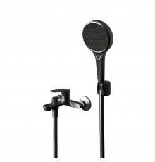 Смеситель для ванны Knotlor KN-82/GM, вороненая сталь