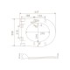 Крышка-сиденье для унитаза Knotlor WCC49WG, белый