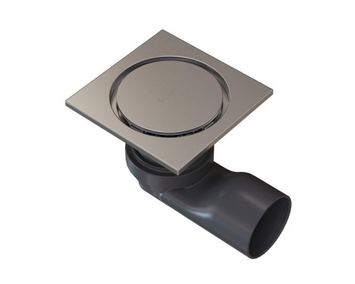 Душевой трап точечный Knotlor SDSC100BS, матовая сталь