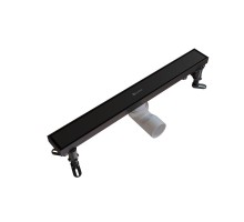 Душевой трап линейный Knotlor SDRW0500BL, матовый черный