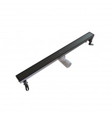 Душевой трап линейный Knotlor SDRW0700GM, вороненая сталь
